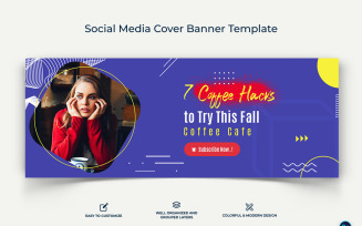 Coffee Making Facebook Cover Banner Design Template-05
