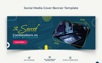 Computer Tricks and Hacking Facebook Cover Banner Design Template-03