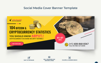 Crypto Currency Facebook Cover Banner Template-06