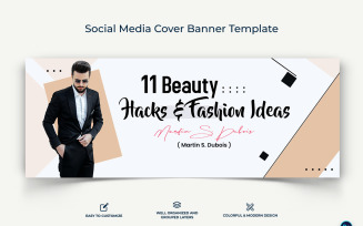 Fashion Facebook Cover Banner Design Template-24