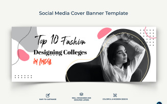 Fashion Facebook Cover Banner Design Template-25