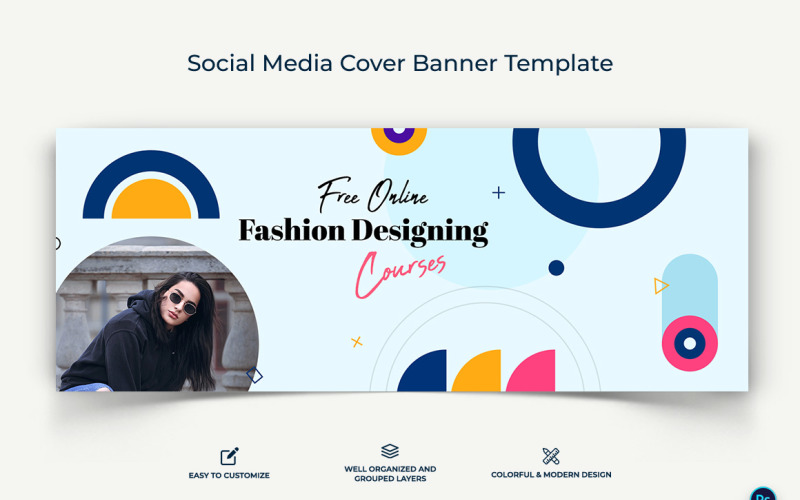 Fashion Facebook Cover Banner Design Template-26 Social Media