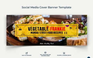 Food and Restaurant Facebook Cover Banner Design Template-01