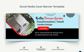 Home Gardening Facebook Cover Banner Design Template-03