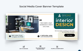 Interior Minimal Facebook Cover Banner Design Template-17