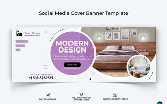 Interior Minimal Facebook Cover Banner Design Template-20