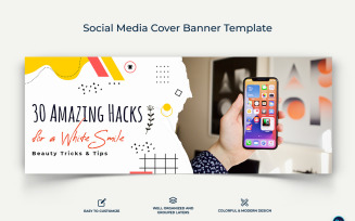 Mobile Tips Facebook Cover Banner Design Template-05