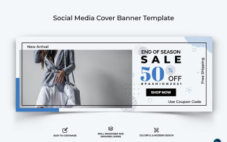 Sale and Offer Facebook Cover Banner Design Template-01
