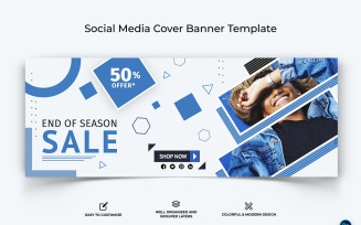 Sale and Offer Facebook Cover Banner Design Template-02