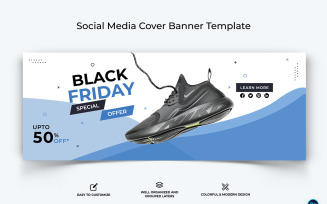 Sale and Offer Facebook Cover Banner Design Template-08