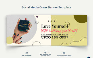 Spa and Salon Facebook Cover Banner Design Template-06