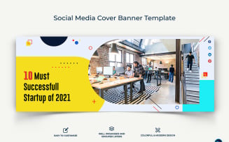 Startup Business Facebook Cover Banner Design Template-03