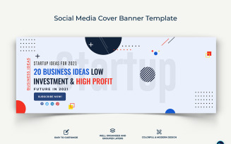 Startup Business Facebook Cover Banner Design Template-05