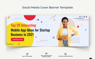 Startup Business Facebook Cover Banner Design Template-09