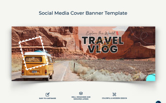 Travel Facebook Cover Banner Design Template-03
