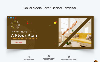 Architecture Facebook Cover Banner Design Template-01