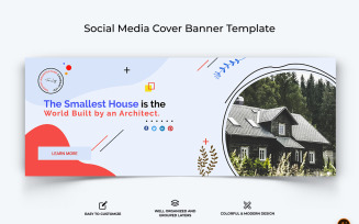 Architecture Facebook Cover Banner Design Template-04