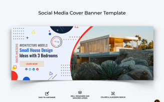 Architecture Facebook Cover Banner Design Template-05