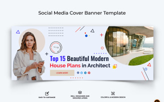 Architecture Facebook Cover Banner Design Template-07