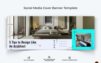 Architecture Facebook Cover Banner Design Template-13