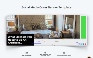 Architecture Facebook Cover Banner Design Template-16