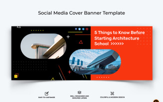Architecture Facebook Cover Banner Design Template-18