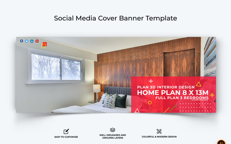 Architecture Facebook Cover Banner Design Template-19 Social Media