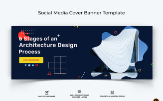 Architecture Facebook Cover Banner Design Template-20