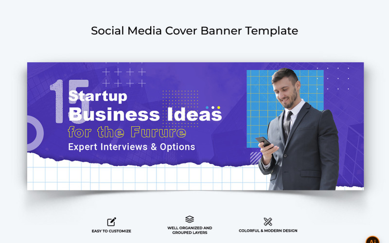 Business Services Facebook Cover Banner Design-04 Social Media