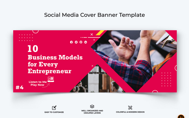 Business Services Facebook Cover Banner Design-10 Social Media