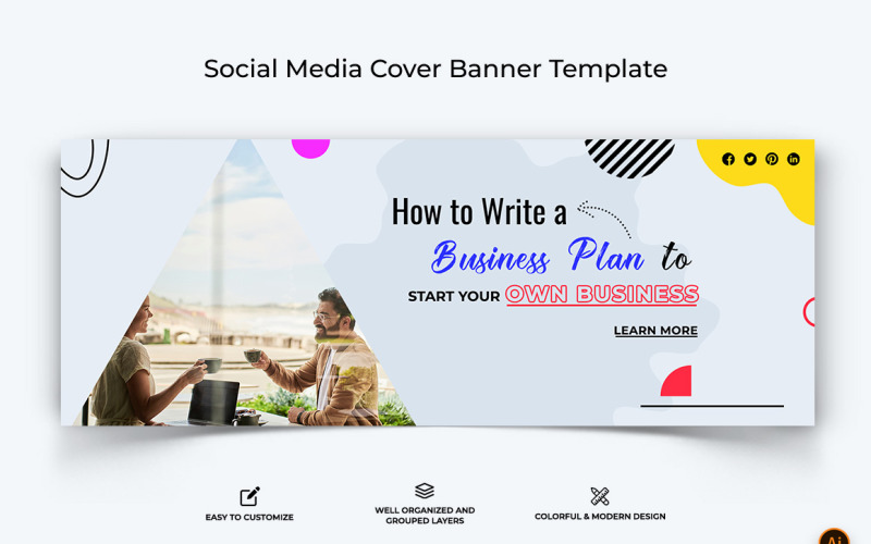 Business Services Facebook Cover Banner Design-14 Social Media