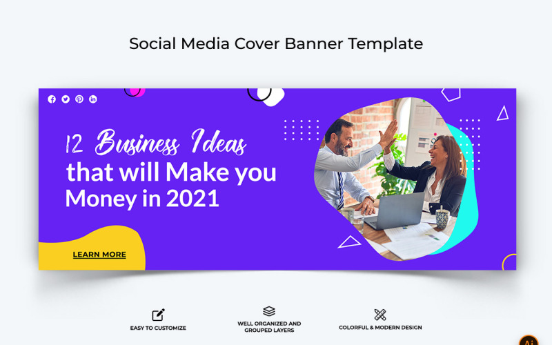 Business Services Facebook Cover Banner Design-19 Social Media