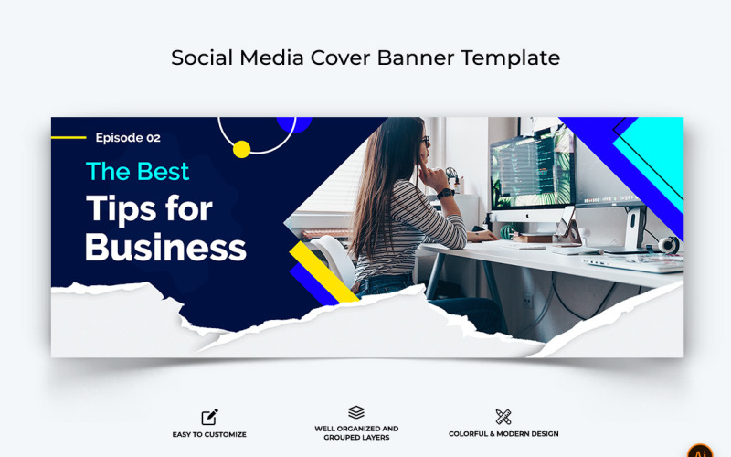 Business Services Facebook Cover Banner Design-26 Social Media