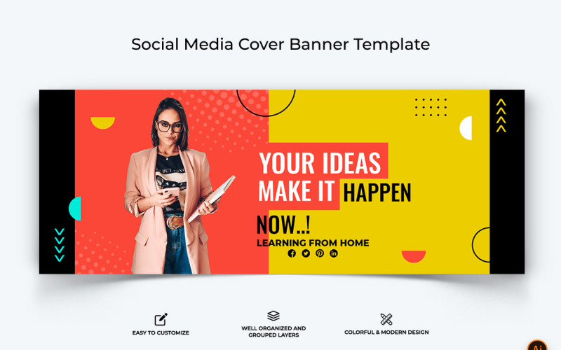 Business Services Facebook Cover Banner Design-27 Social Media