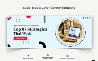 Digital Marketing Facebook Cover Banner Design Template-04