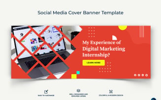 Digital Marketing Facebook Cover Banner Design Template-08