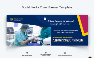Dental Care Facebook Cover Banner Design-16