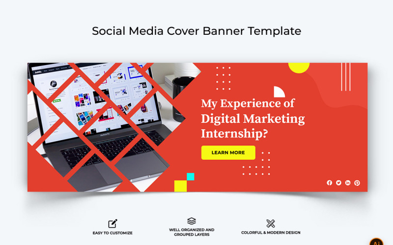 Digital Marketing Facebook Cover Banner Design-08 Social Media