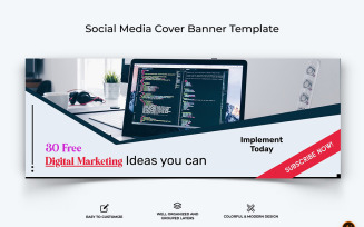 Digital Marketing Facebook Cover Banner Design-12