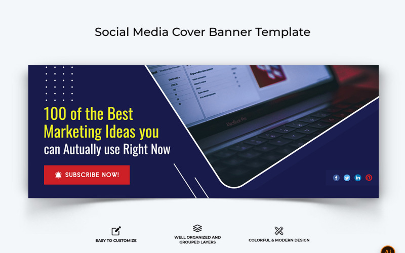 Digital Marketing Facebook Cover Banner Design-13 Social Media