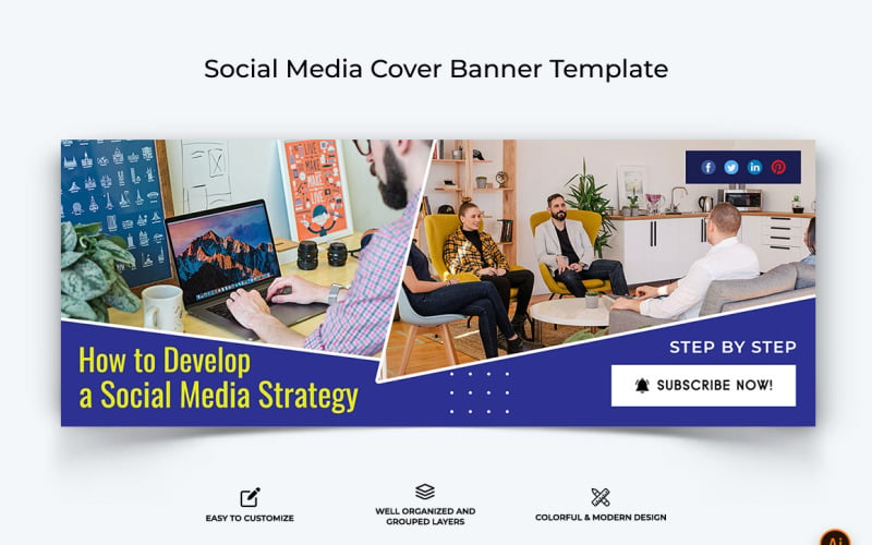 Digital Marketing Facebook Cover Banner Design-19 Social Media