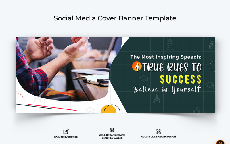 Education Facebook Cover Banner Design-06 Social Media