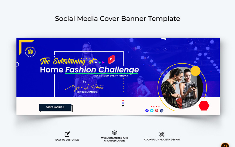 Fashion Facebook Cover Banner Design-09 Social Media