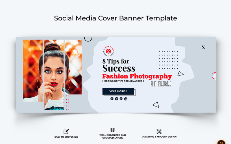 Fashion Facebook Cover Banner Design-15 Social Media