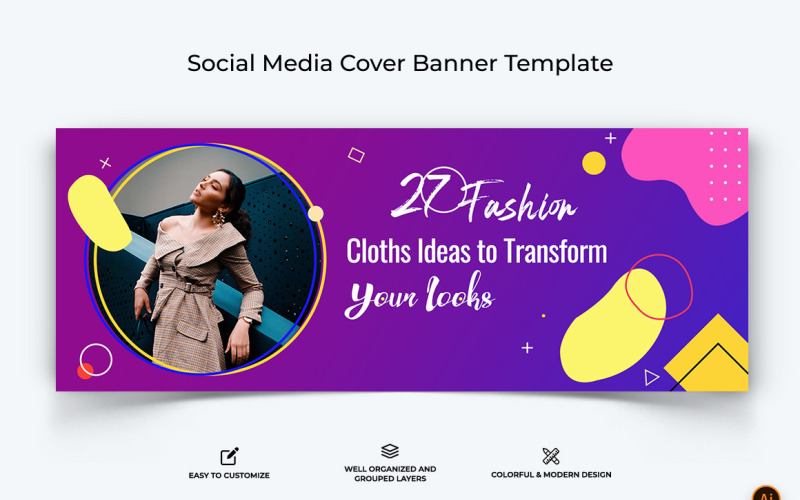 Fashion Facebook Cover Banner Design-22 Social Media