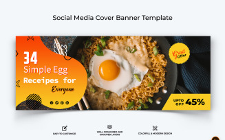 Food and Restaurant Facebook Cover Banner Design-03