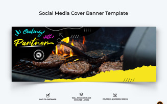 Food and Restaurant Facebook Cover Banner Design-09