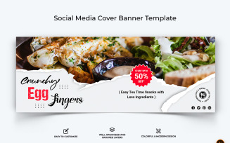 Food and Restaurant Facebook Cover Banner Design-10