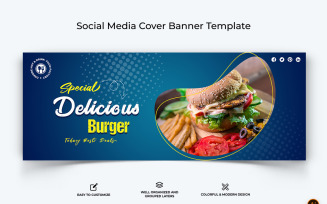Food and Restaurant Facebook Cover Banner Design-12