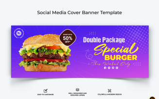 Food and Restaurant Facebook Cover Banner Design-14